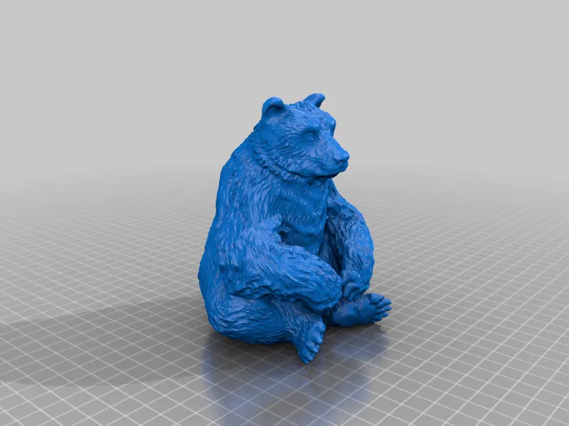 meditation Bear (Gấu ngồi thiền) - Image 1