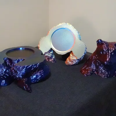 Bộ Coaster Ly Gấu Thiền (Meditating Bear Drinks Coaster set)