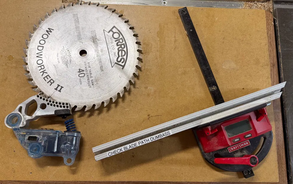 Fence thay thế tương thích SawStop cho Craftsman Digital Miter Gauge - Image 2