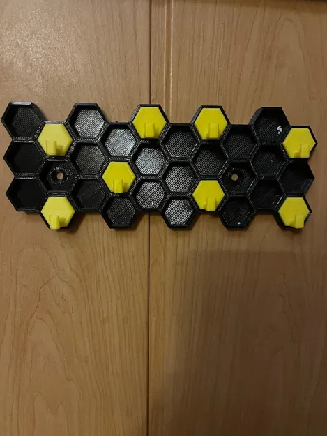 Móc Treo Chìa Khóa Tổ Ong Lắp Ghép (Modular Honeycomb Key Holder) - Image 3