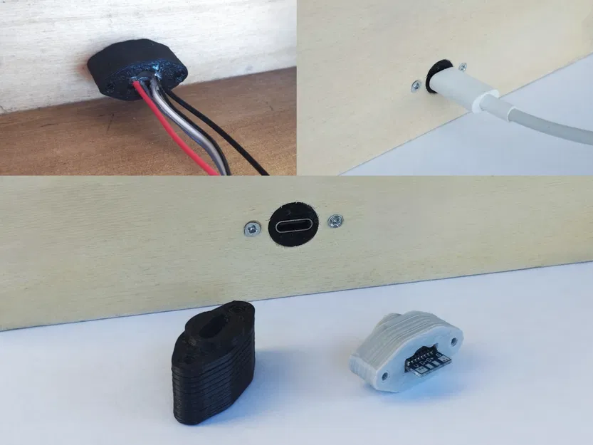 Đầu nối USB-C gắn panel (USB-C panel connector) - Image 1