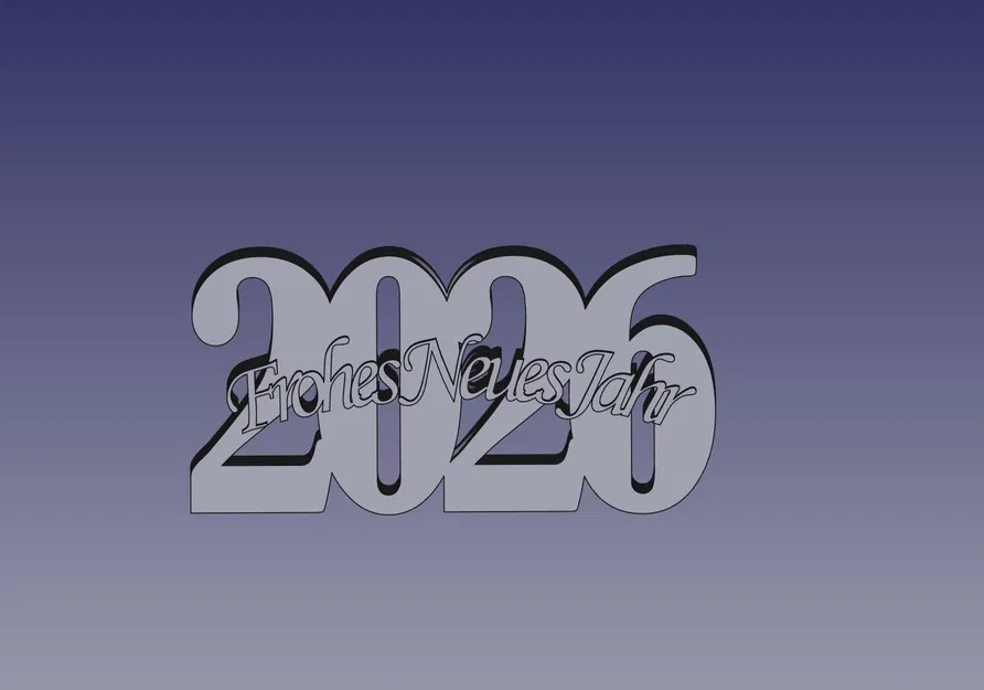 2026 Chúc Mừng Năm Mới – Frohes Neues Jahr/Happy New Year/Godt Nytar/Feliz Ano Neuvo/Bonne Ane - Image 1