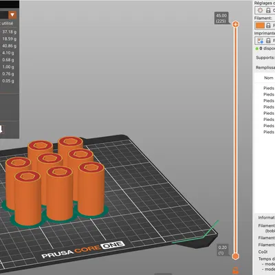 Chân nâng (Pieds Rehausses) cho máy khắc laser Falcon A1