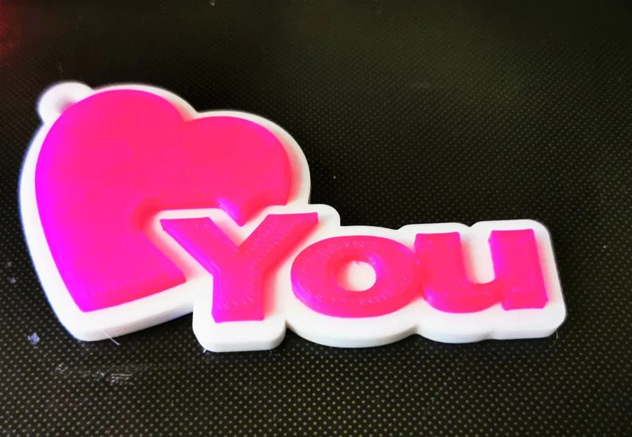 Valentines day - I Love You Keychain - Móc khóa “I Love You” - Image 1