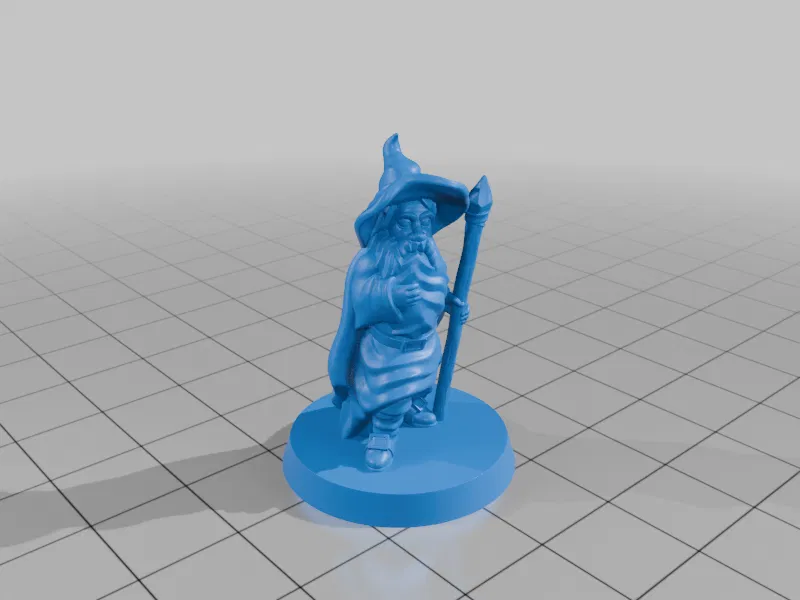 Phù thủy người lùn (Dwarf wizard) FDM không cần support - Image 3