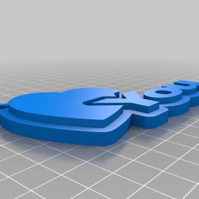 Valentines day - I Love You Keychain - Móc khóa “I Love You”