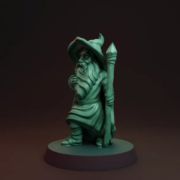 Phù thủy người lùn (Dwarf wizard) FDM không cần support - Image 4