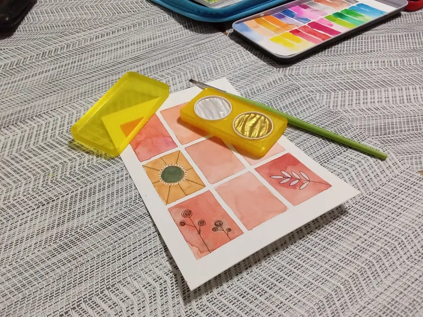 Khay giữ Finetec Mica paint (Finetec Mica paint holder) bản đơn - Image 1