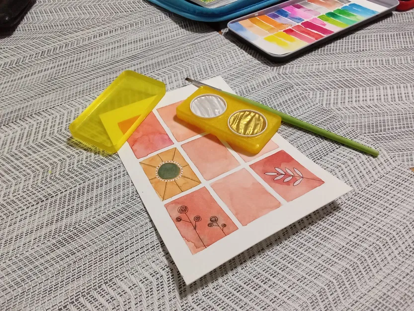 Khay/Case đựng sơn Finetec Mica paint holder - Image 1