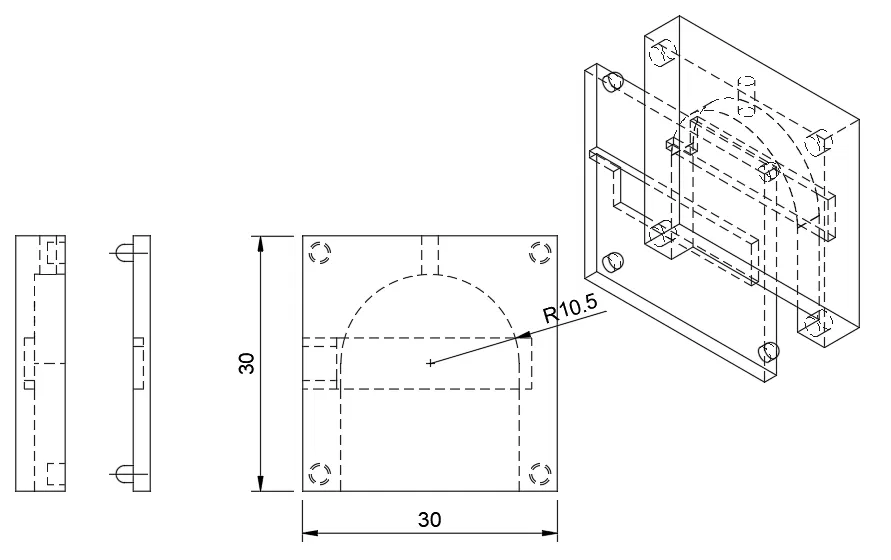 Batteriehalter CR2032 CR-2032 - Image 2