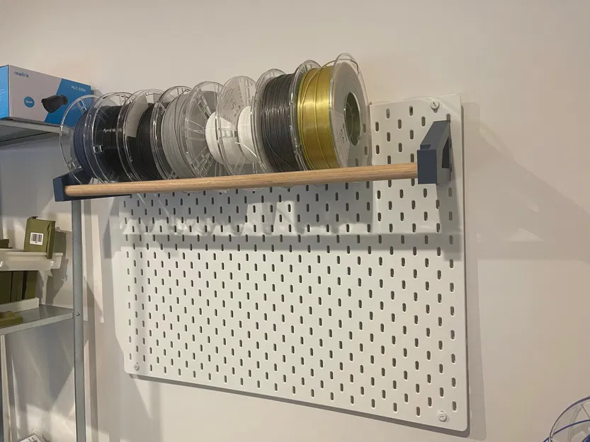 IKEA Skadis Filament Spool Holder (Giá treo cuộn filament cho Skadis) - Image 1