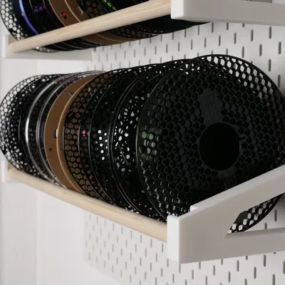 Giá Treo Cuộn Filament IKEA Skadis Dùng Thanh Gỗ 20mm