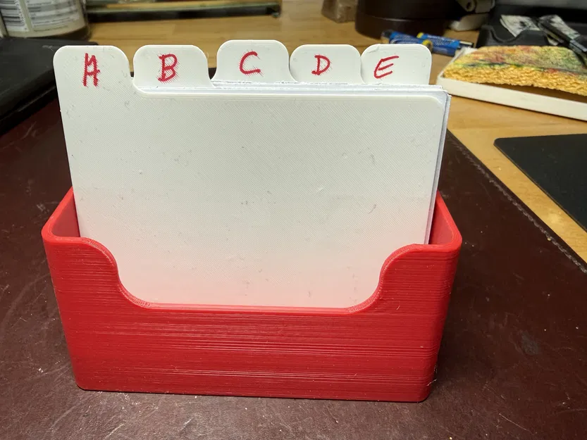 Bộ phân trang thẻ index card / Register cho hộp thẻ (Karteikasten) - Image 1