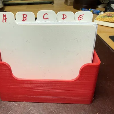 Bộ phân trang thẻ index card / Register cho hộp thẻ (Karteikasten)