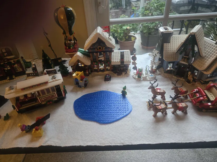 Hồ nước / Sân trượt băng tương thích Lego - Image 1