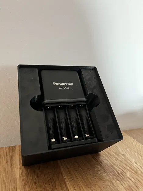 Khay Gridfinity cho sạc Panasonic BQ-CC55 - Image 1