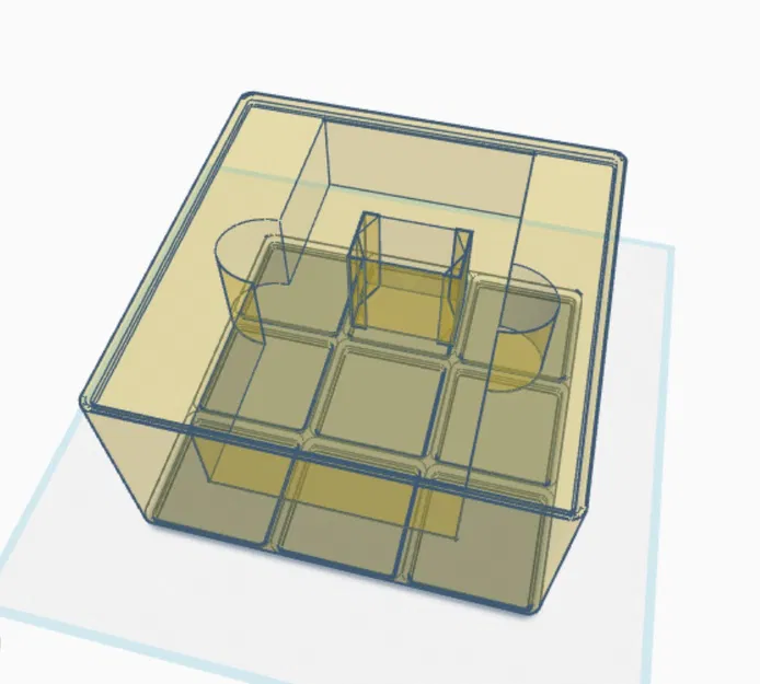 Khay Gridfinity cho sạc Panasonic BQ-CC55 - Image 2