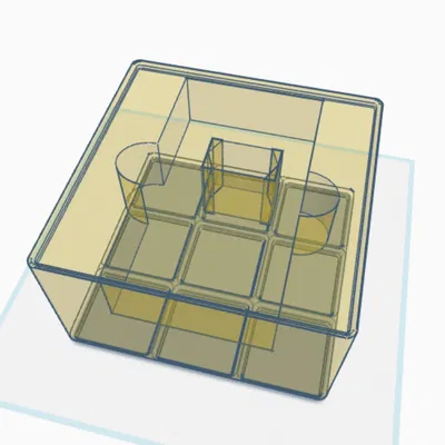 Khay Gridfinity cho sạc Panasonic BQ-CC55