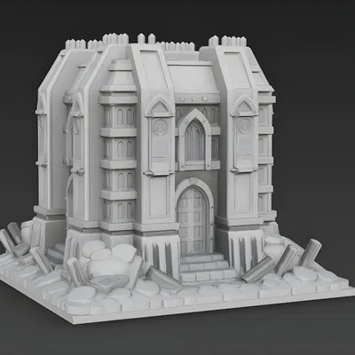 Địa Hình Xây Dựng Thế Giới: Warhammer Mausoleum