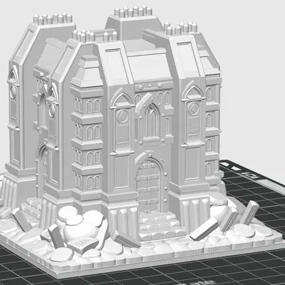 Địa Hình Xây Dựng Thế Giới: Warhammer Mausoleum