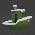 Snow Benchy (Benchy phủ tuyết) - Thumbnail 1