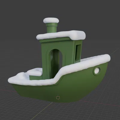 Snow Benchy (Benchy phủ tuyết)