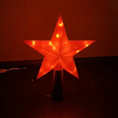 Ngôi sao có đèn gắn chóp cây thông Noel (Lighted Star Christmas Tree Topper)