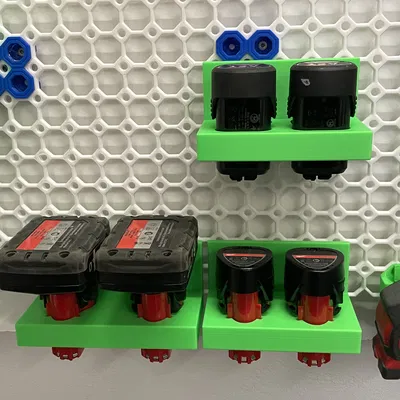 Multiboard Giá đỡ pin Milwaukee M12 / Milwaukee M12 Akkuhalterung