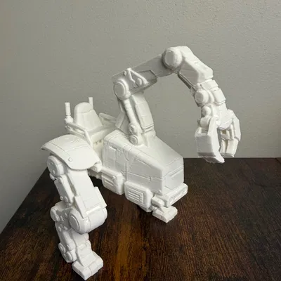 Máy Xúc Mech Tương Lai – Walker Xây Dựng Robot Sci‑Fi