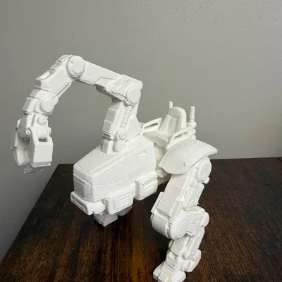 Máy Xúc Mech Tương Lai – Walker Xây Dựng Robot Sci‑Fi