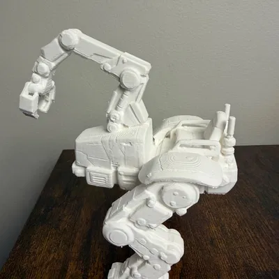 Máy Xúc Mech Tương Lai – Walker Xây Dựng Robot Sci‑Fi