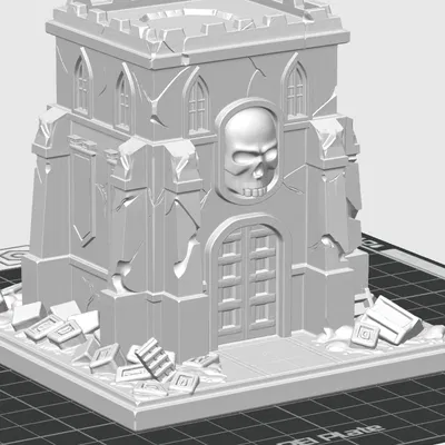 Pháo đài Warhammer phong cách grimdark