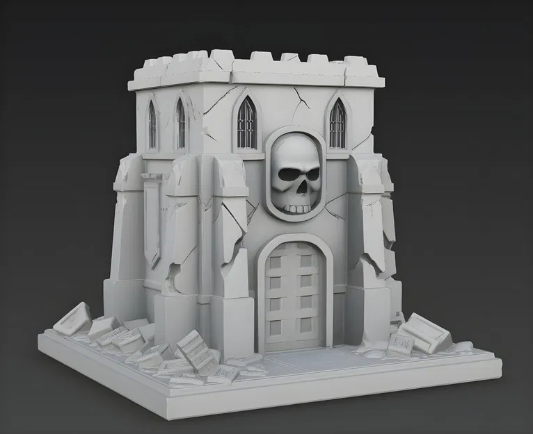 Pháo đài Warhammer phong cách grimdark - Image 2