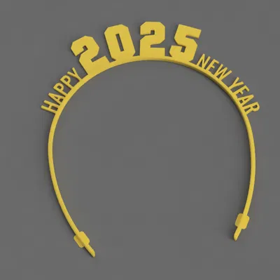 Băng đô 2026 – Phụ kiện tóc 3D đón năm mới