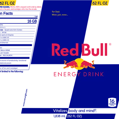 PC Gaming Retro Rebull Pi5