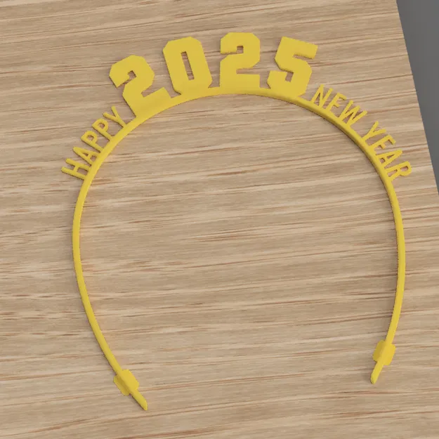 Băng đô 2026 – Phụ kiện tóc 3D đón năm mới - Image 6