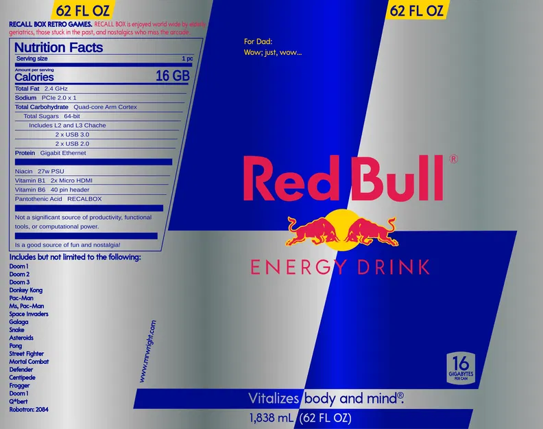 PC Gaming Retro Rebull Pi5 - Image 3