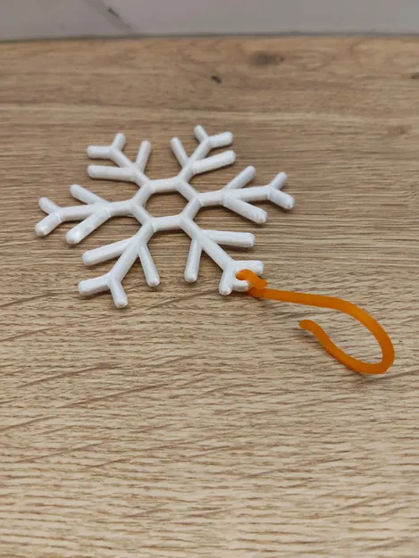 Móc treo đồ trang trí Giáng Sinh (Christmas ornament hook) print-in-place - Image 1