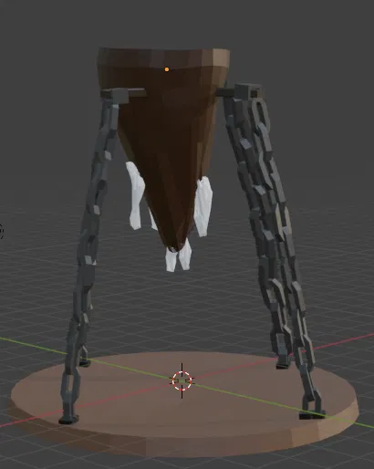 Chậu cây đảo xích (Chained Island plant pot) - Image 1