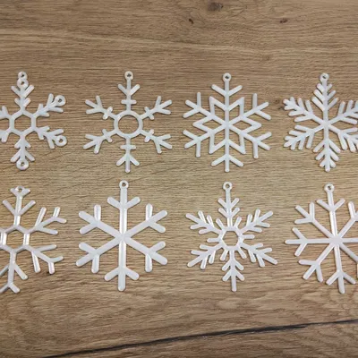 Ornament Bông Tuyết (Snowflake ornaments)
