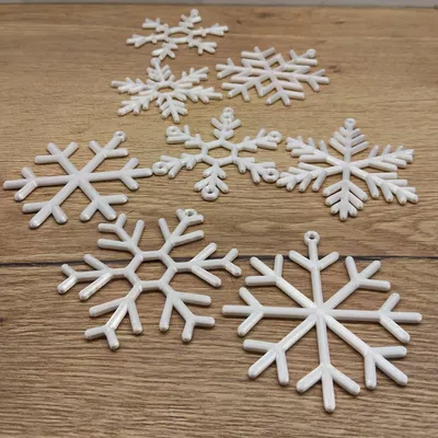 Ornament Bông Tuyết (Snowflake ornaments)