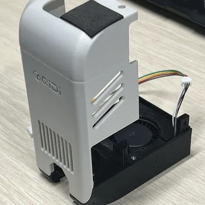 Ống Dẫn Gió Quạt Làm Mát Model Toolhead Qidi Q2 (Redesigned)