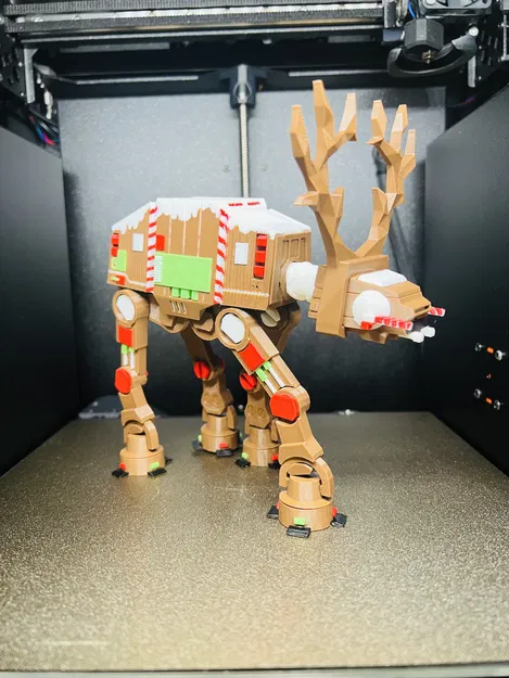 Gingerbread AT-AT Reindeer - Image 1