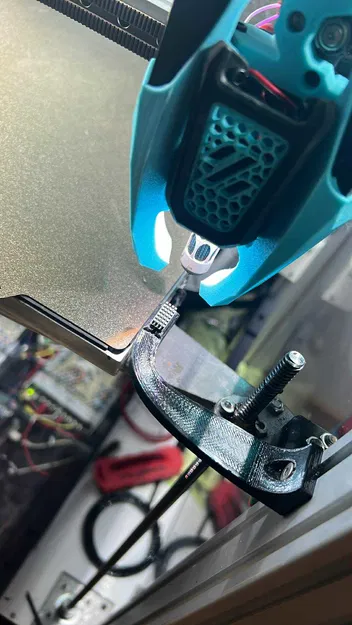 Bộ gắn silicone nozzle brush carrier cho Bambu - Image 1