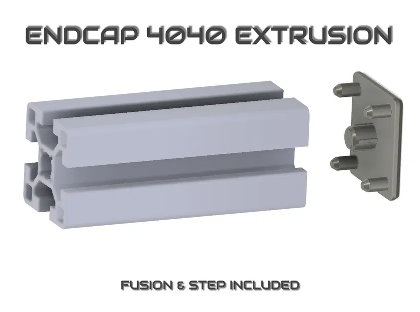4040 - Nắp che nhôm định hình / Cover Aluminium Extrusion - Image 1