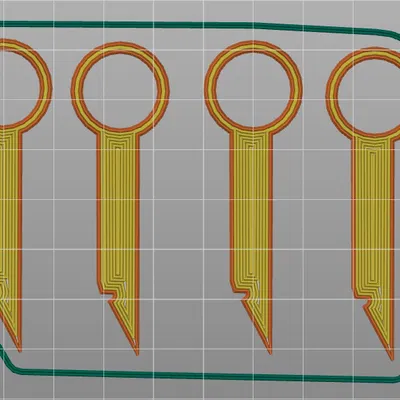 Khóa tháo radio xe VAG (VAG car radio key)