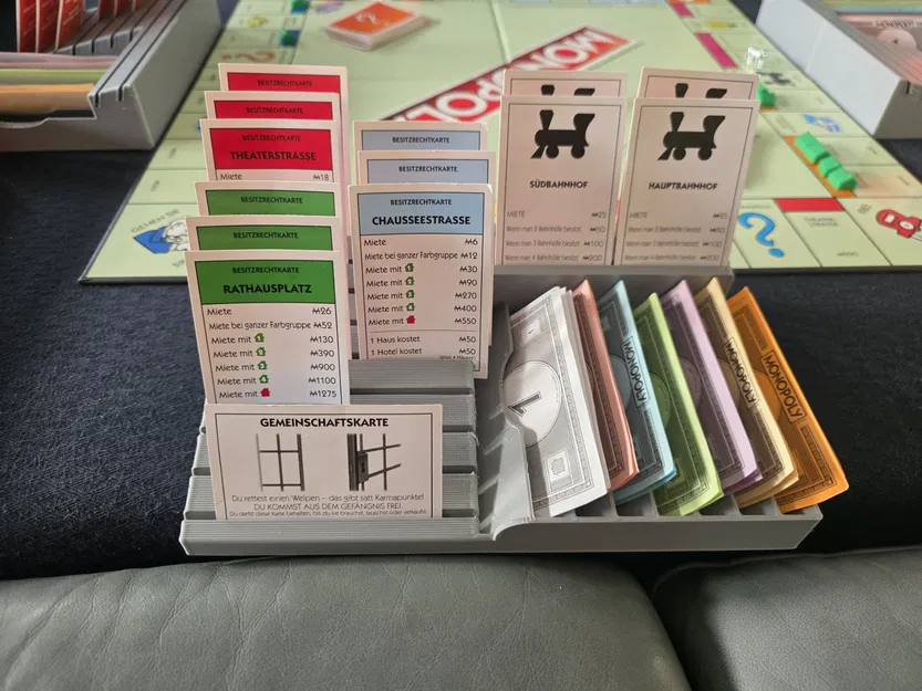 Monopoly Geld und Karten Organizer (Khay đựng tiền & thẻ Monopoly) - Image 1
