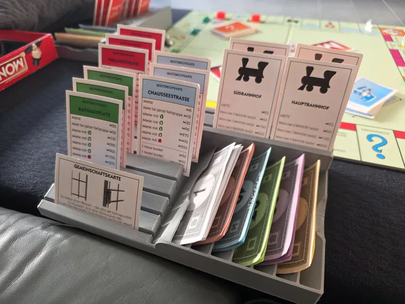 Monopoly Geld und Karten Organizer (Khay đựng tiền & thẻ Monopoly) - Image 2