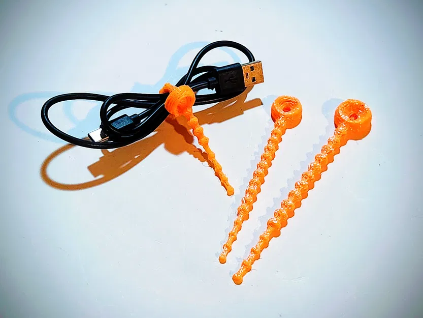 Dây Rút Cáp Cao Su Tái Sử Dụng (Reusable Rubber Cable Tie) - Image 1