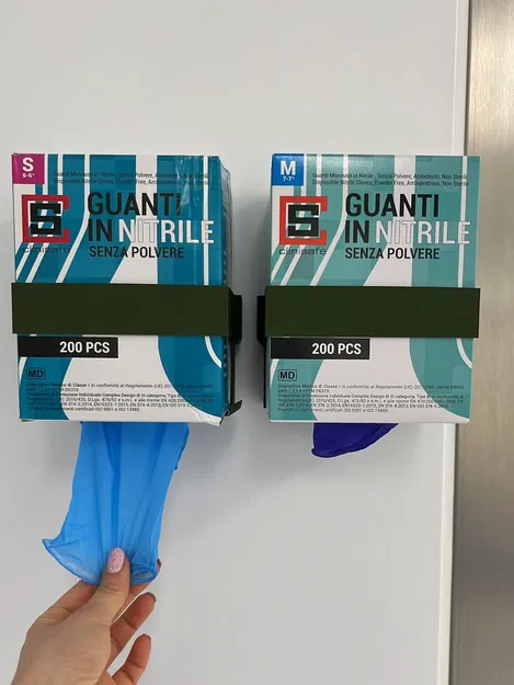 Giá treo tường nhả hộp găng tay lab full size - Image 1